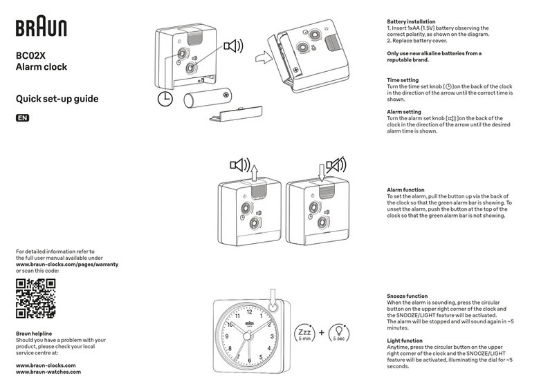 Braun BC02X User manual Braun BC02X User manual
