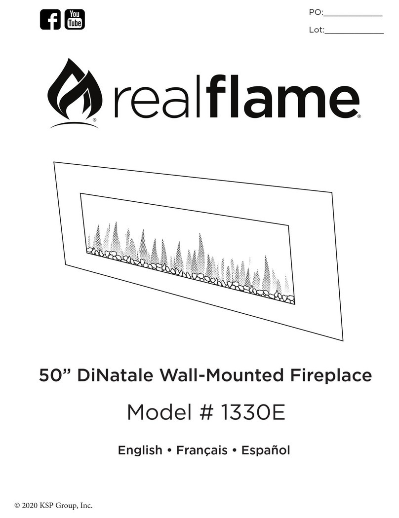 KSP RealFlame 1330E manual