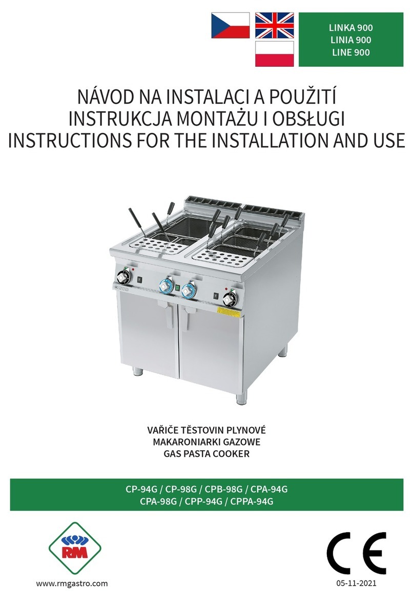 RM LINE 900 CP-94G Instructions for the installation and use