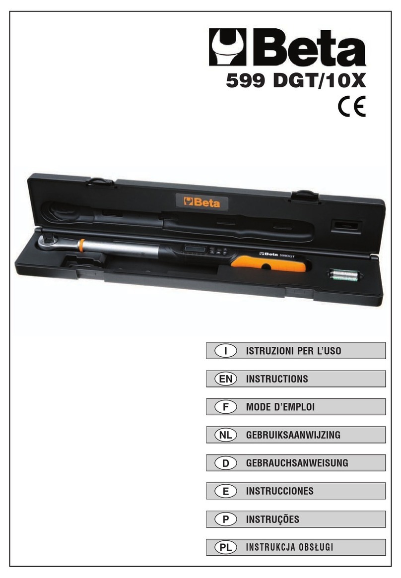 Beta 599 DGT/10X User manual