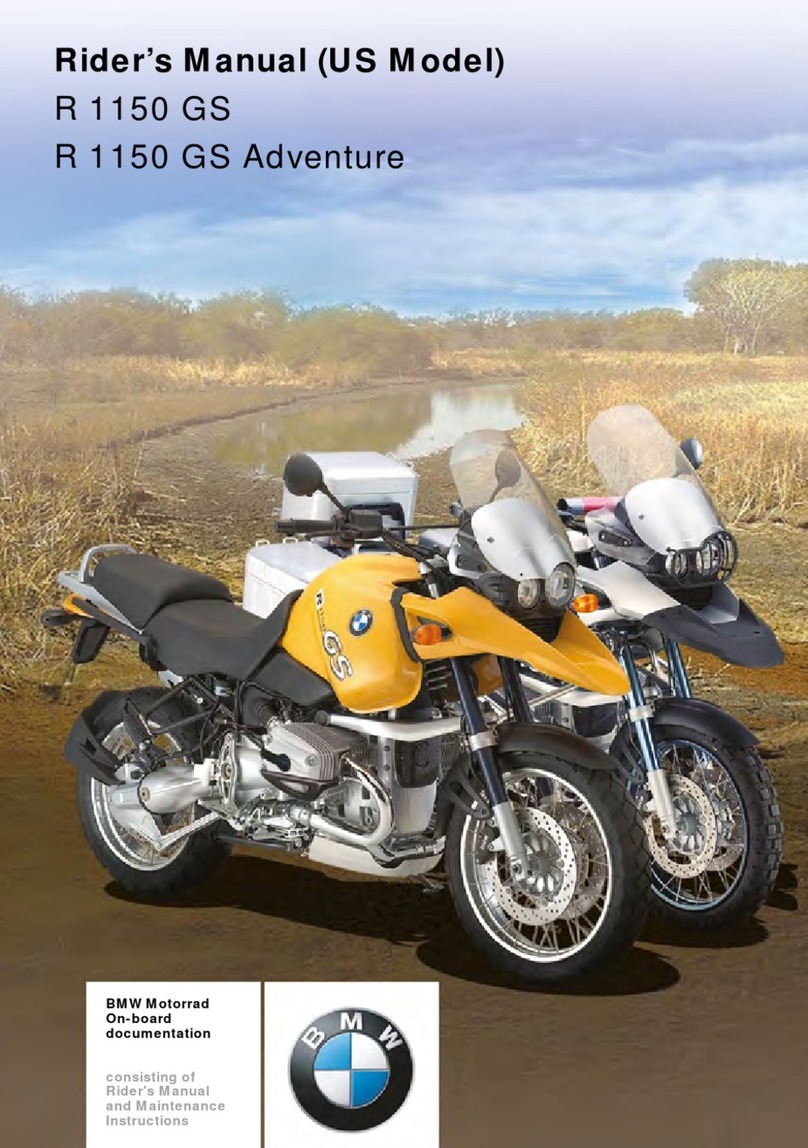 BMW R 1150 GS 2002 Installation and maintenance manual