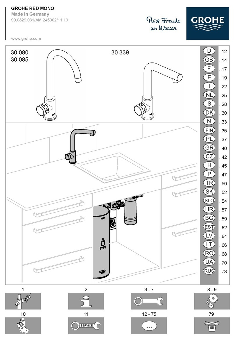 Grohe 30 080 User manual Grohe 30 080 User manual