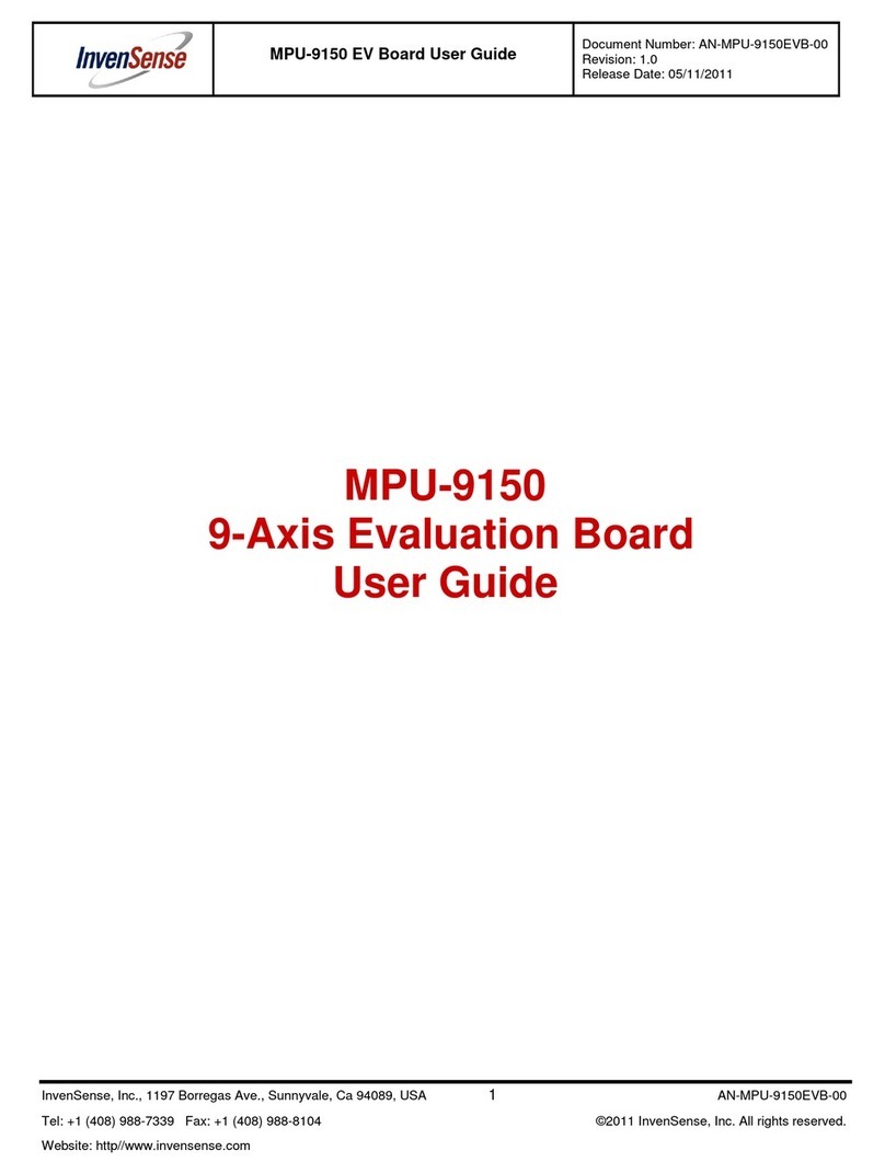 InvenSense MotionTracking MPU-9150 user guide