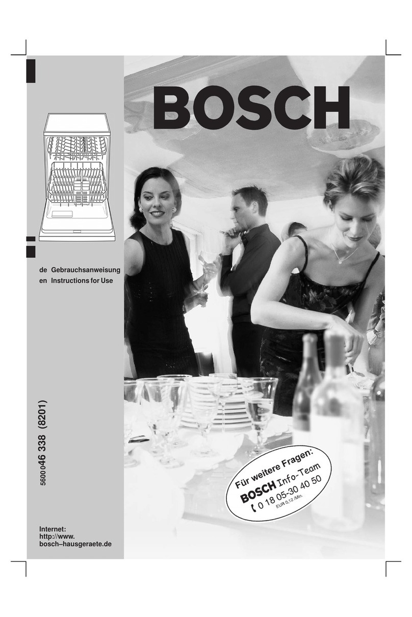 Bosch SGS 09A05 User manual