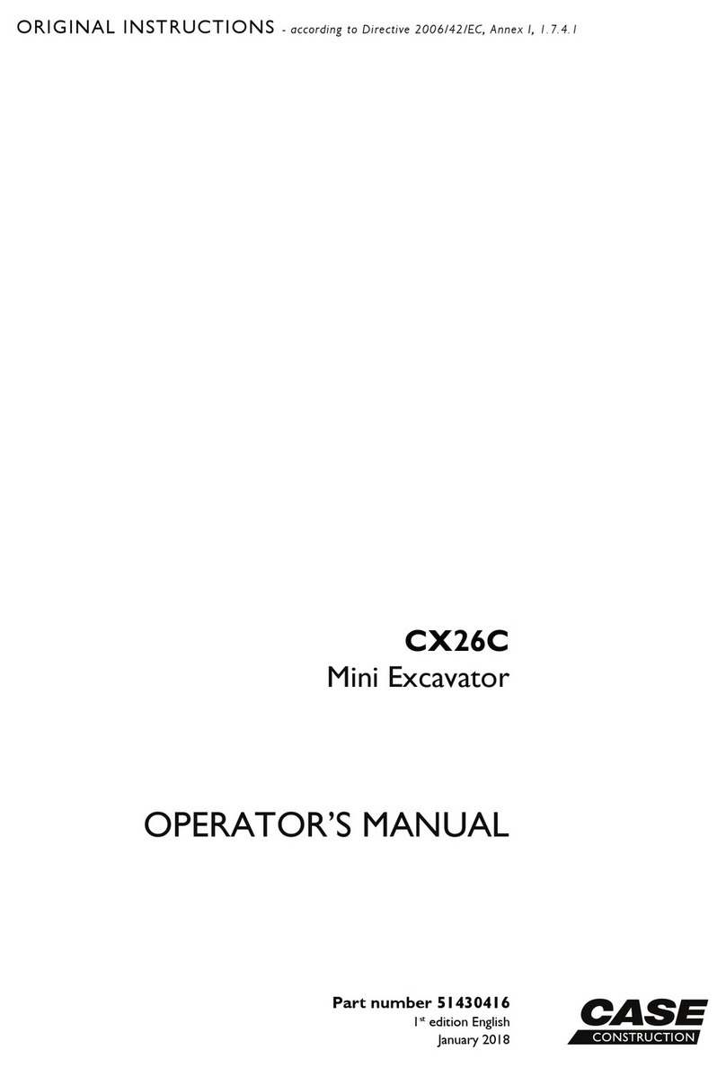 CASE CONSTRUCTION CX26C User manual