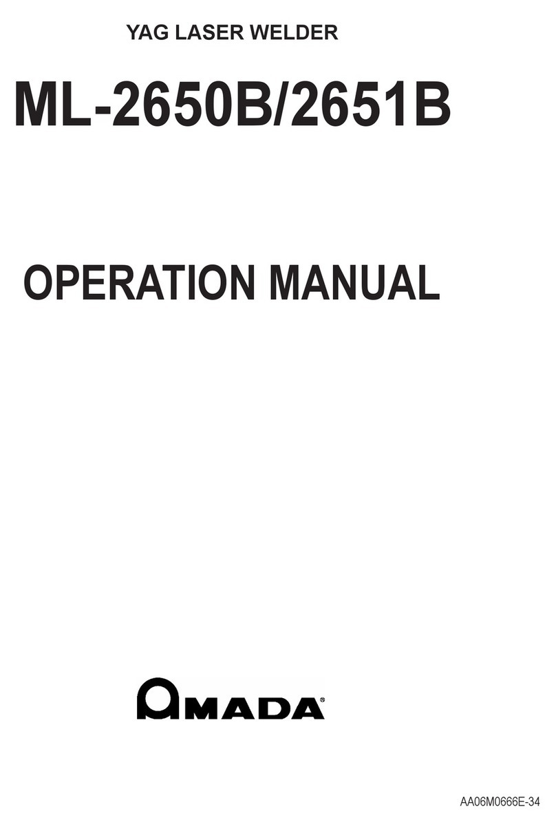 Amada ML-2650B Operation manual