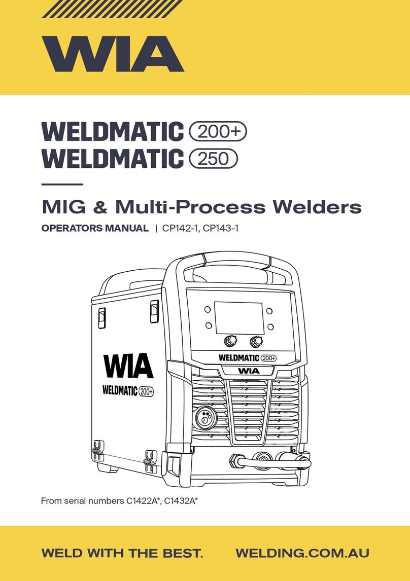 WIA WELDMATIC 200+ User manual