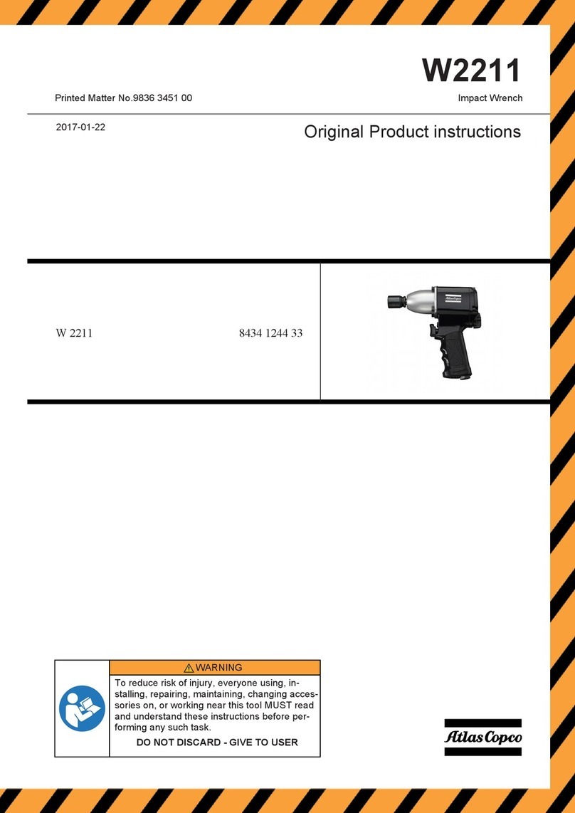 Atlas Copco W2211 Original product instructions