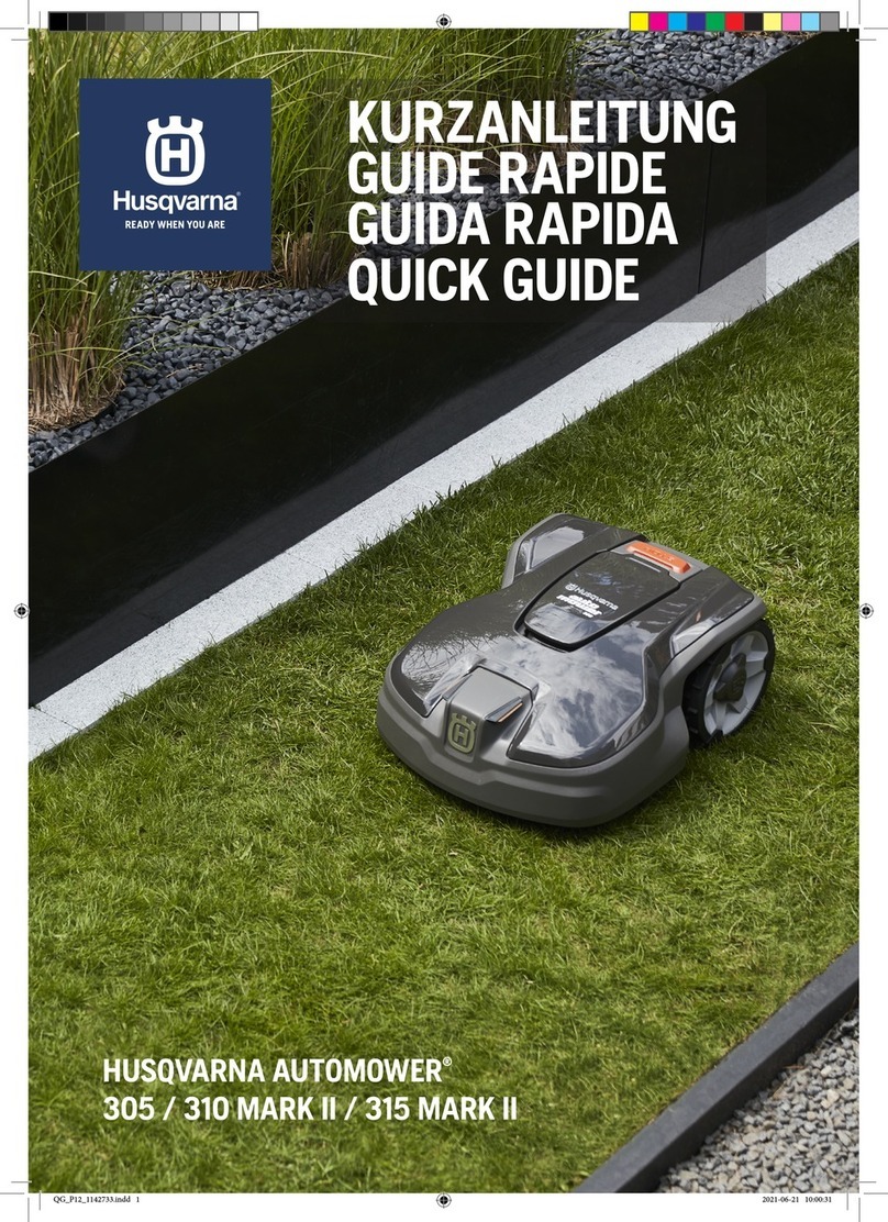 Husqvarna AUTOMOWER 315 MARK II quick guide