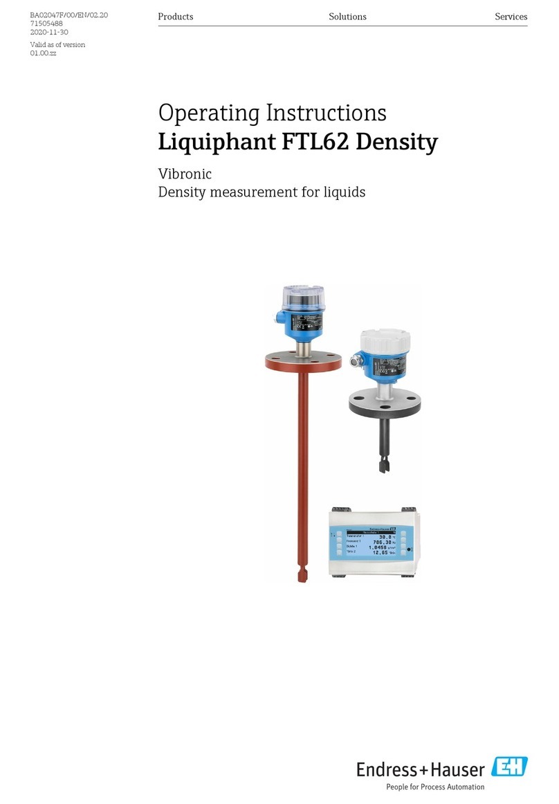 Endress+Hauser Liquiphant FTL62 User manual