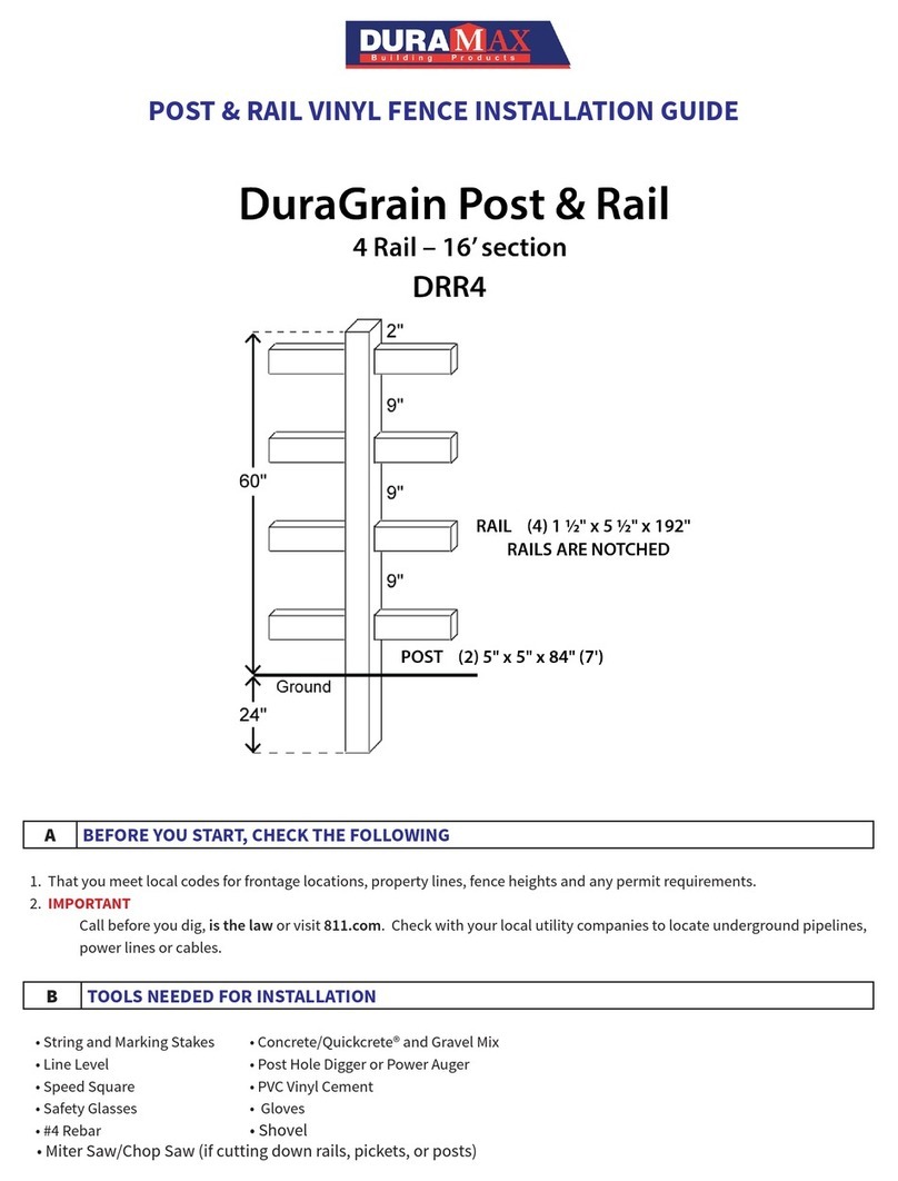 Dura-Max DuraGrain DRR4 User manual