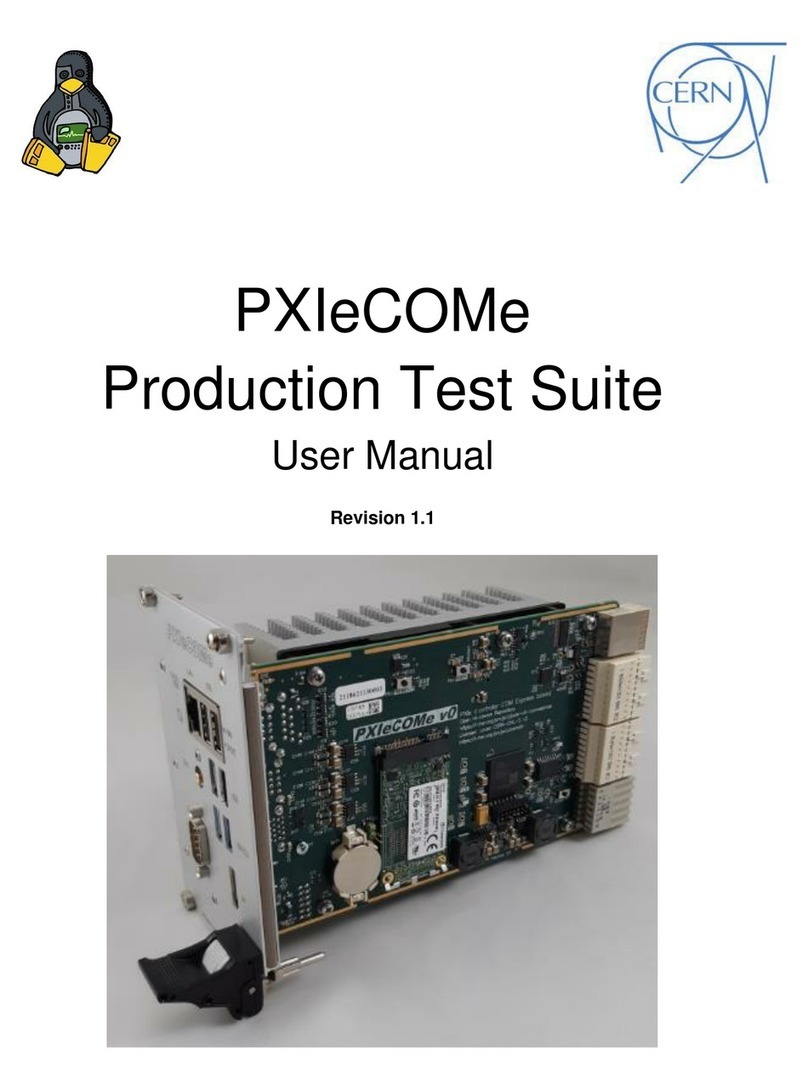 CERN PXIeCOMe User manual