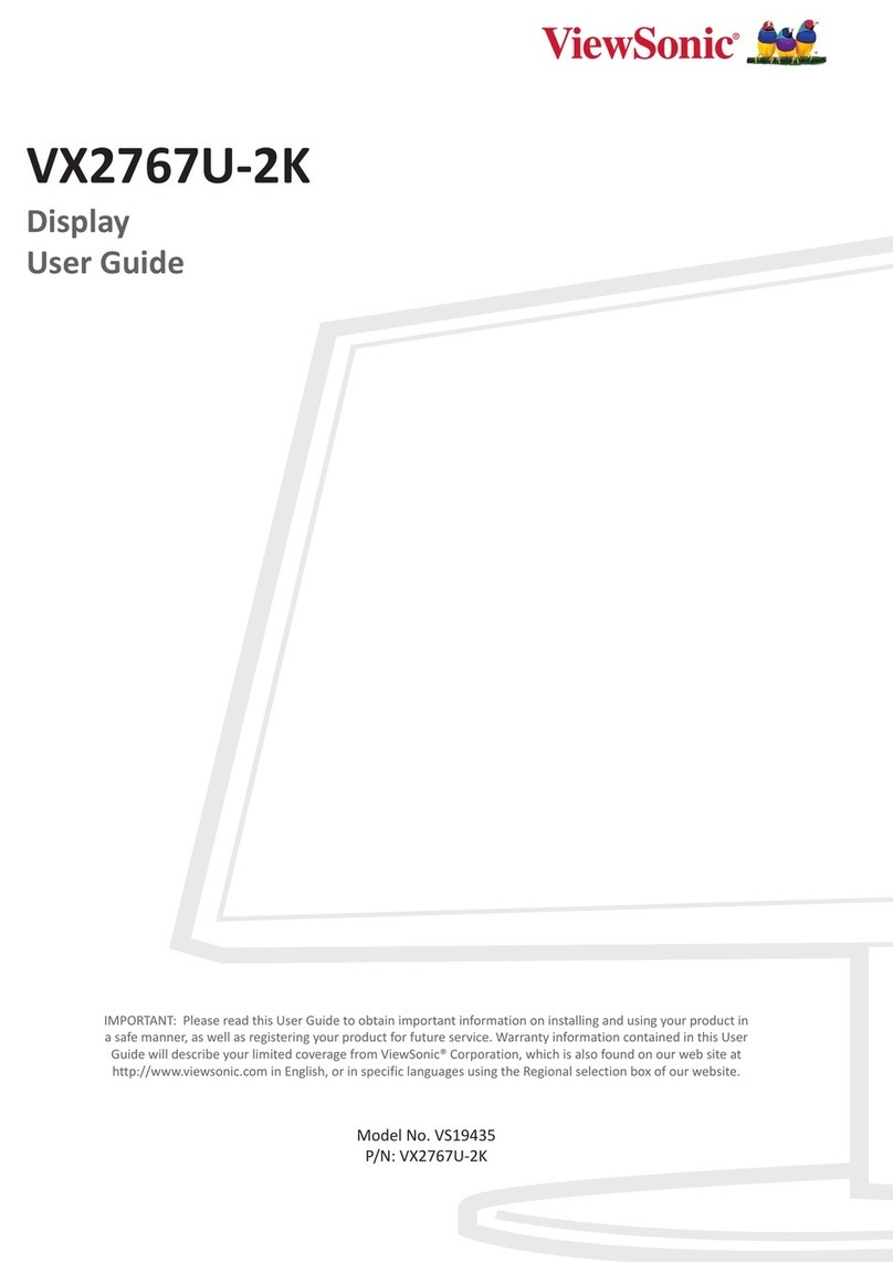 ViewSonic VX2767U-2K User manual
