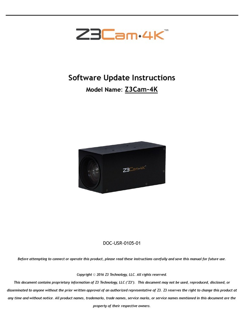 Z3 Technology Z3Cam-4K Technical manual