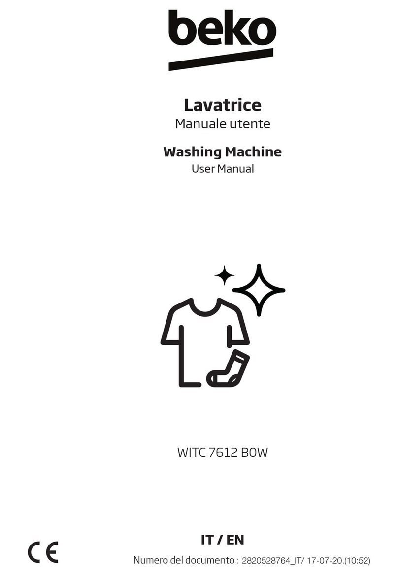 Beko WITC 7612 B0W User manual Beko WITC 7612 B0W User manual