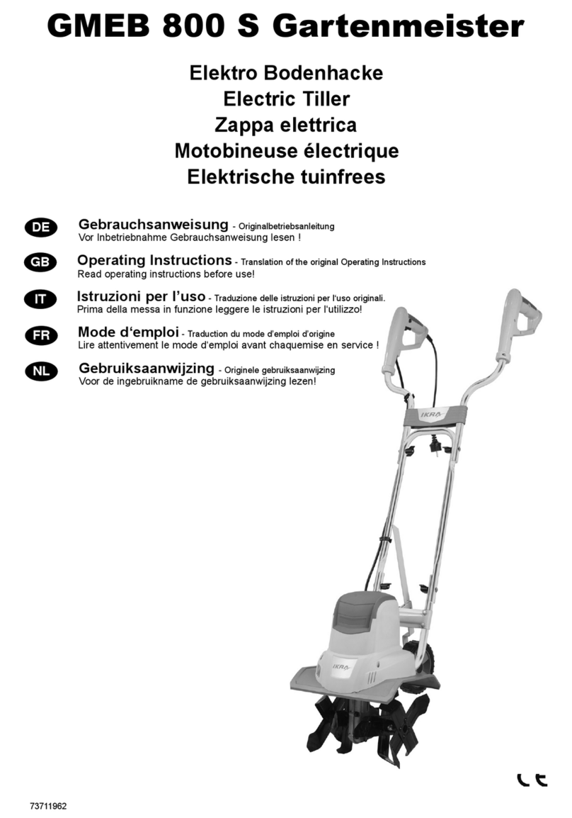 IKRAmogatec GMEB 800 S Gartenmeister operating instructions