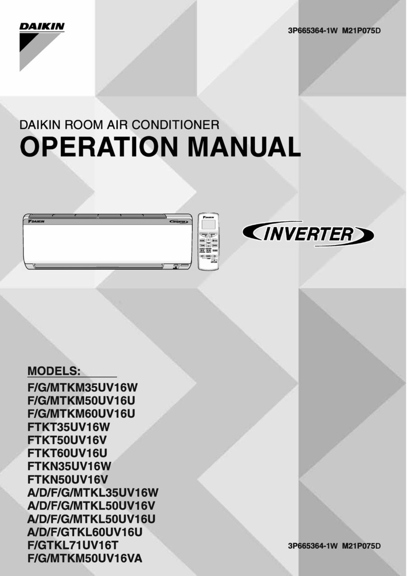 Daikin FTKM35UV16W User manual