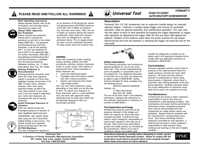 Universal Tool UT8963AT-11 User manual