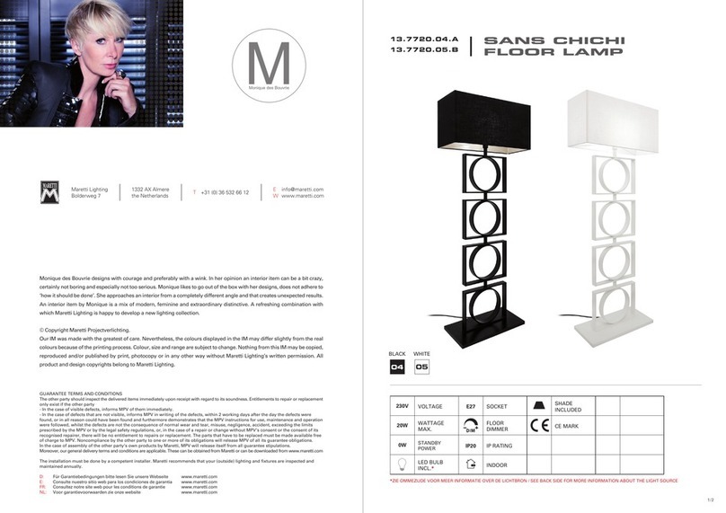 Maretti SANS CHICHI User manual