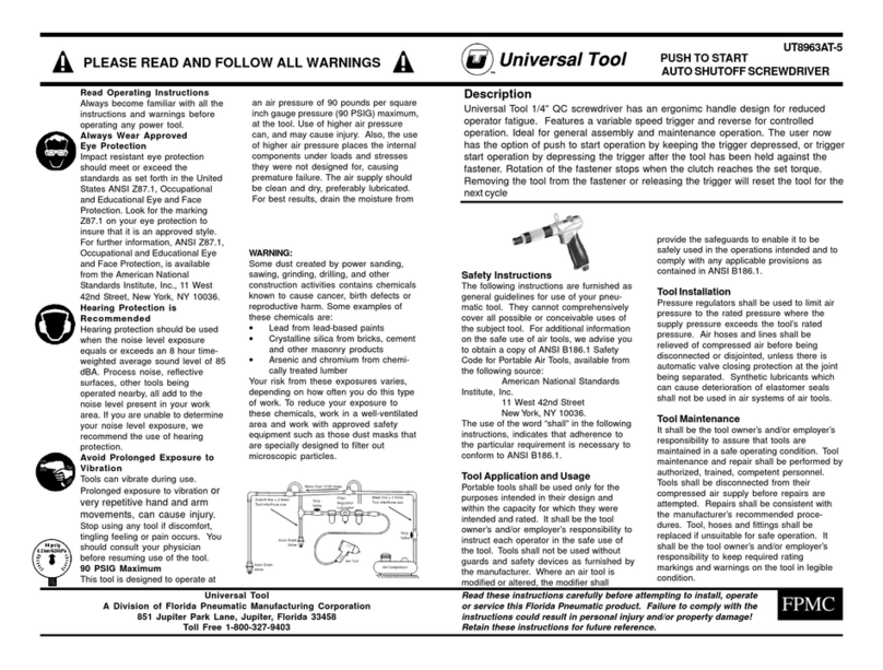 Universal Tool UT8963AT-5 manual