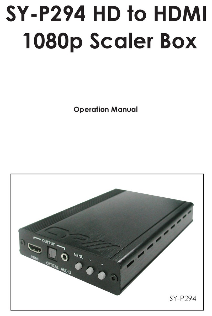 Thender SY-P294 Operation manual
