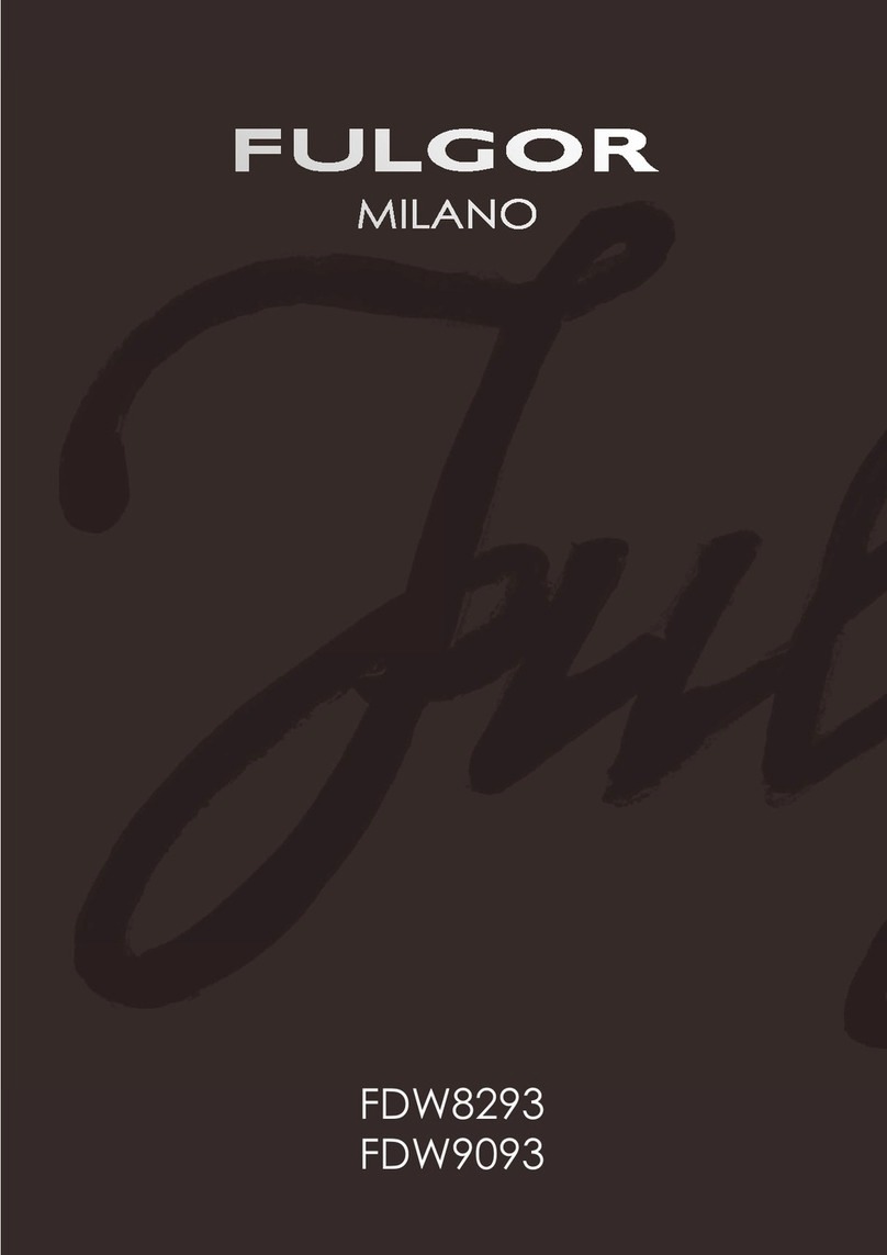 FULGOR MILANO FDW8293 User manual