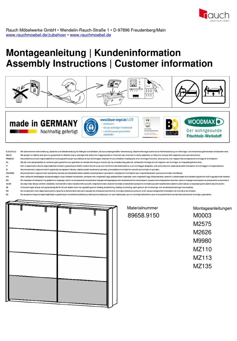 Rauch M2626 Assembly instructions