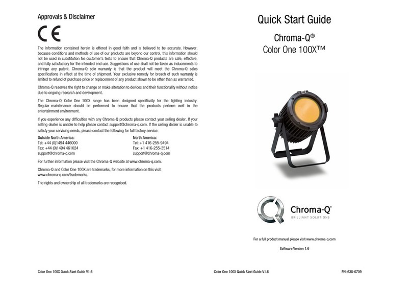 Chroma Color One 100X quick start guide