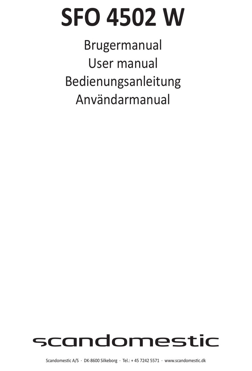 Scandomestic SFO 4502 W user manual