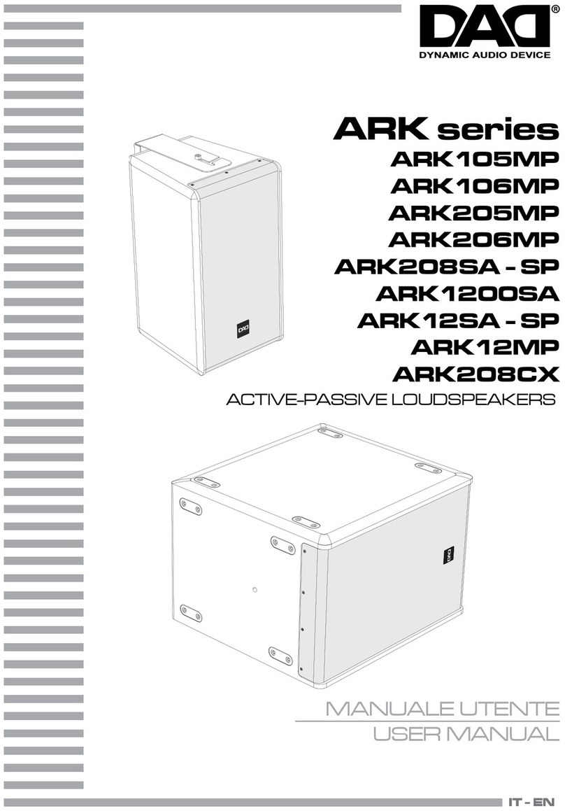 DAD ARK208SA-SP User manual