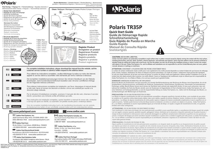 Polaris TR35P User manual