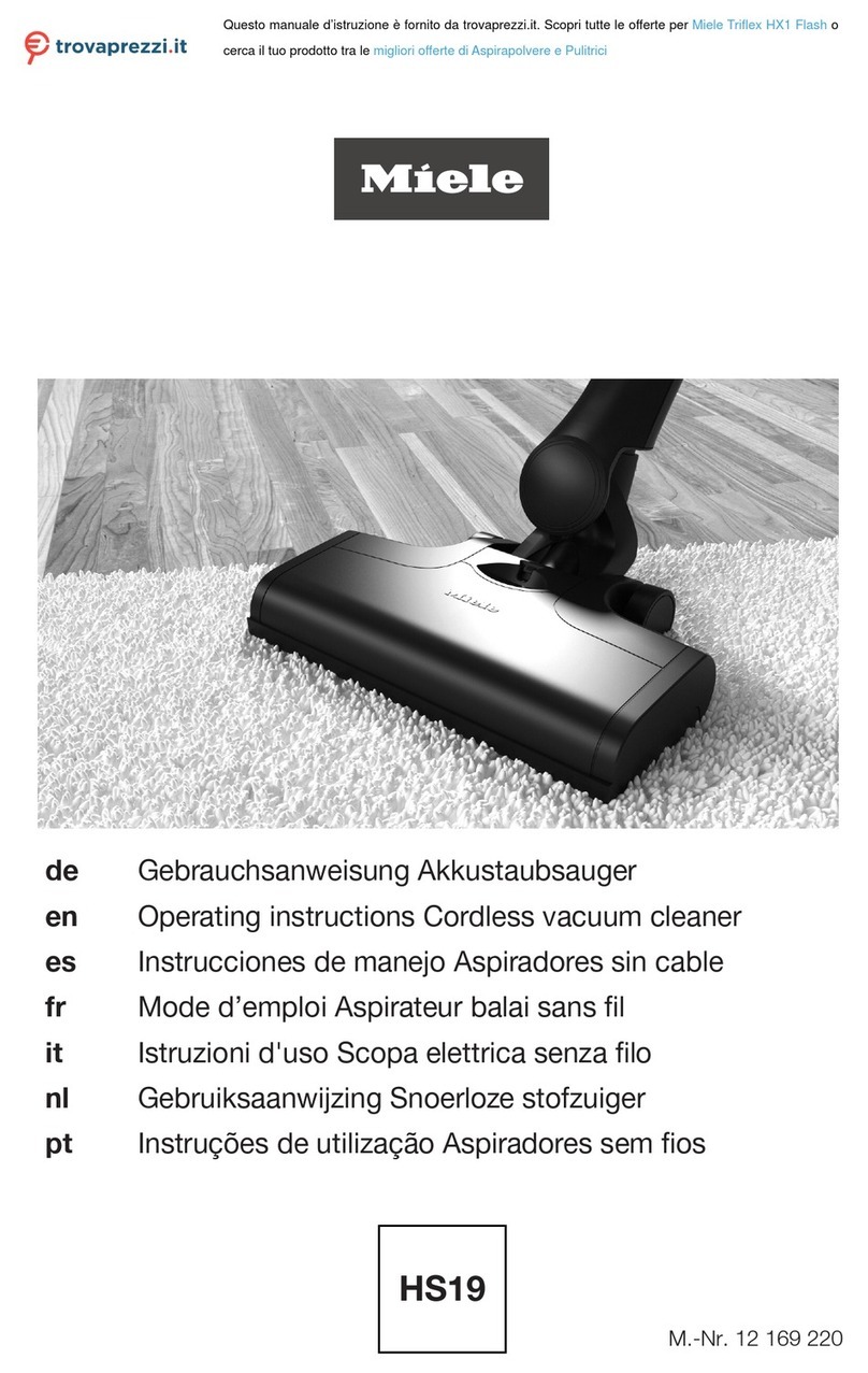 Miele TRIFLEX HX1 User manual