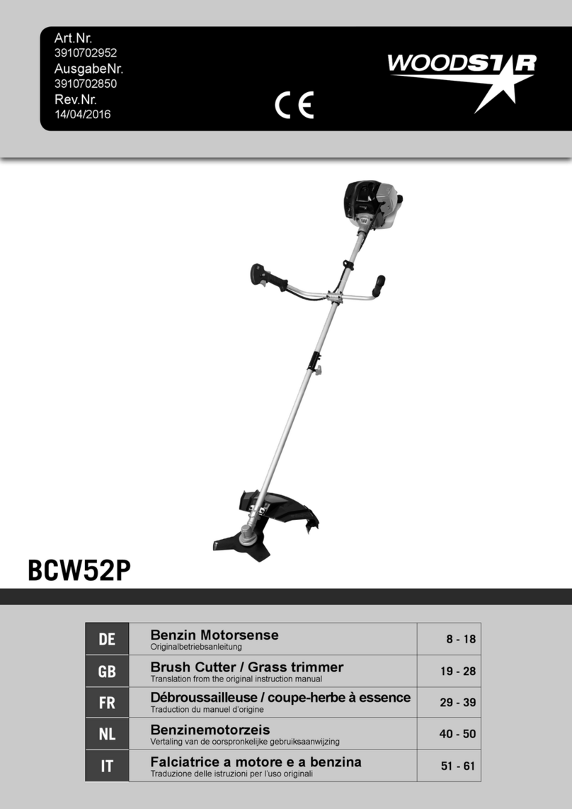 Woodstar BCW52P Translation from the original instruction manual