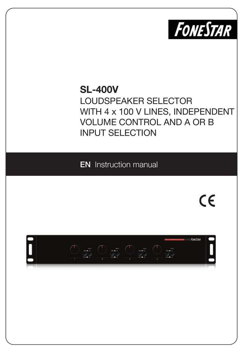 FONESTAR SL-400V instruction manual
