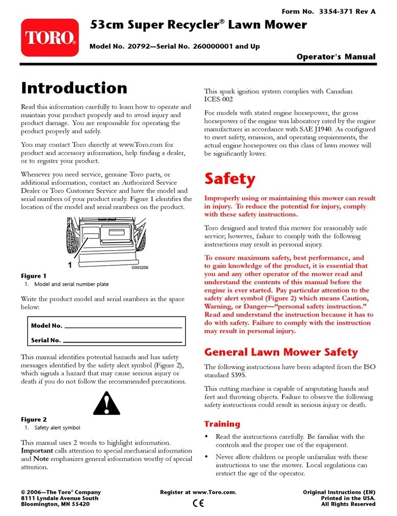 Toro Super Recycler Operator's manual