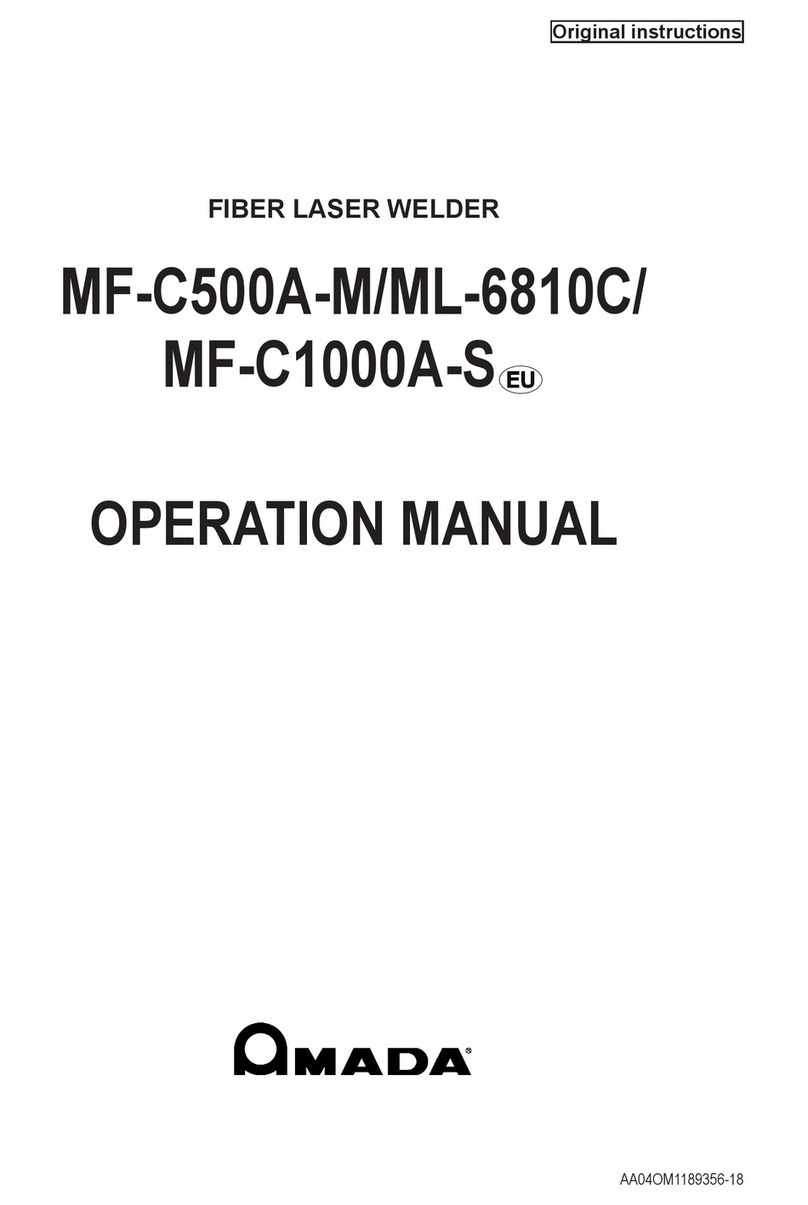 Amada MF-C500A-M User manual Amada MF-C500A-M User manual