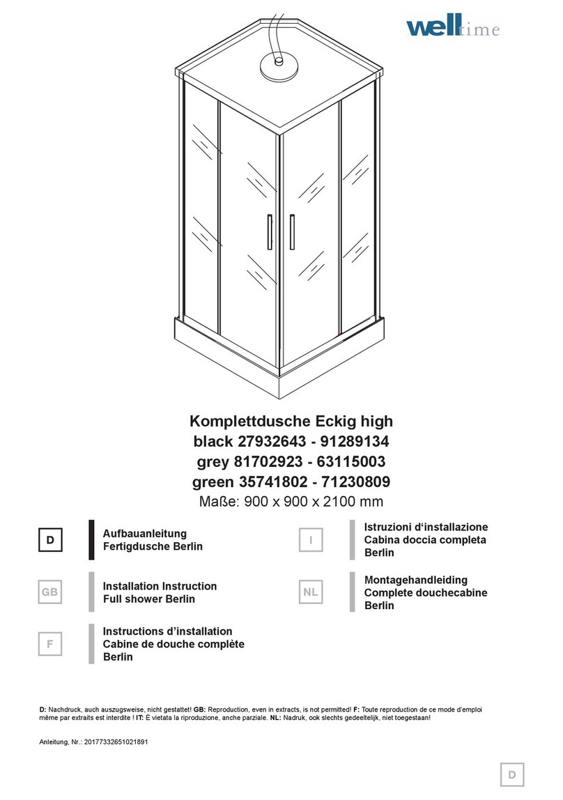 Welltime Berlin 27932643 Installation instruction