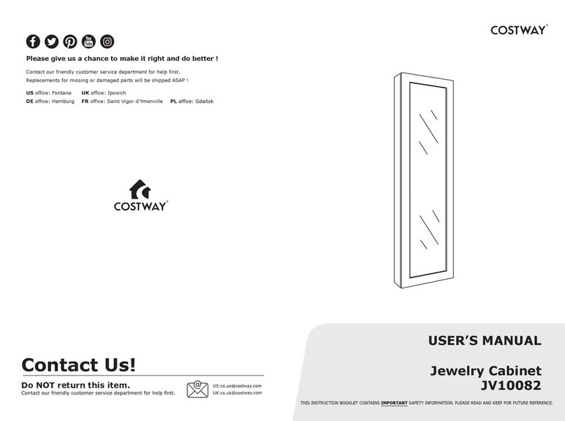 Costway JV10082 user manual Costway JV10082 user manual