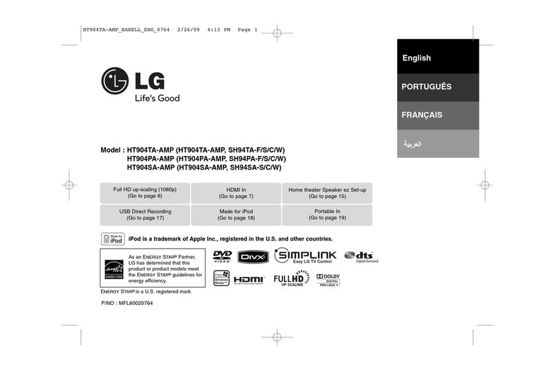 LG HT904TA-AMP User manual