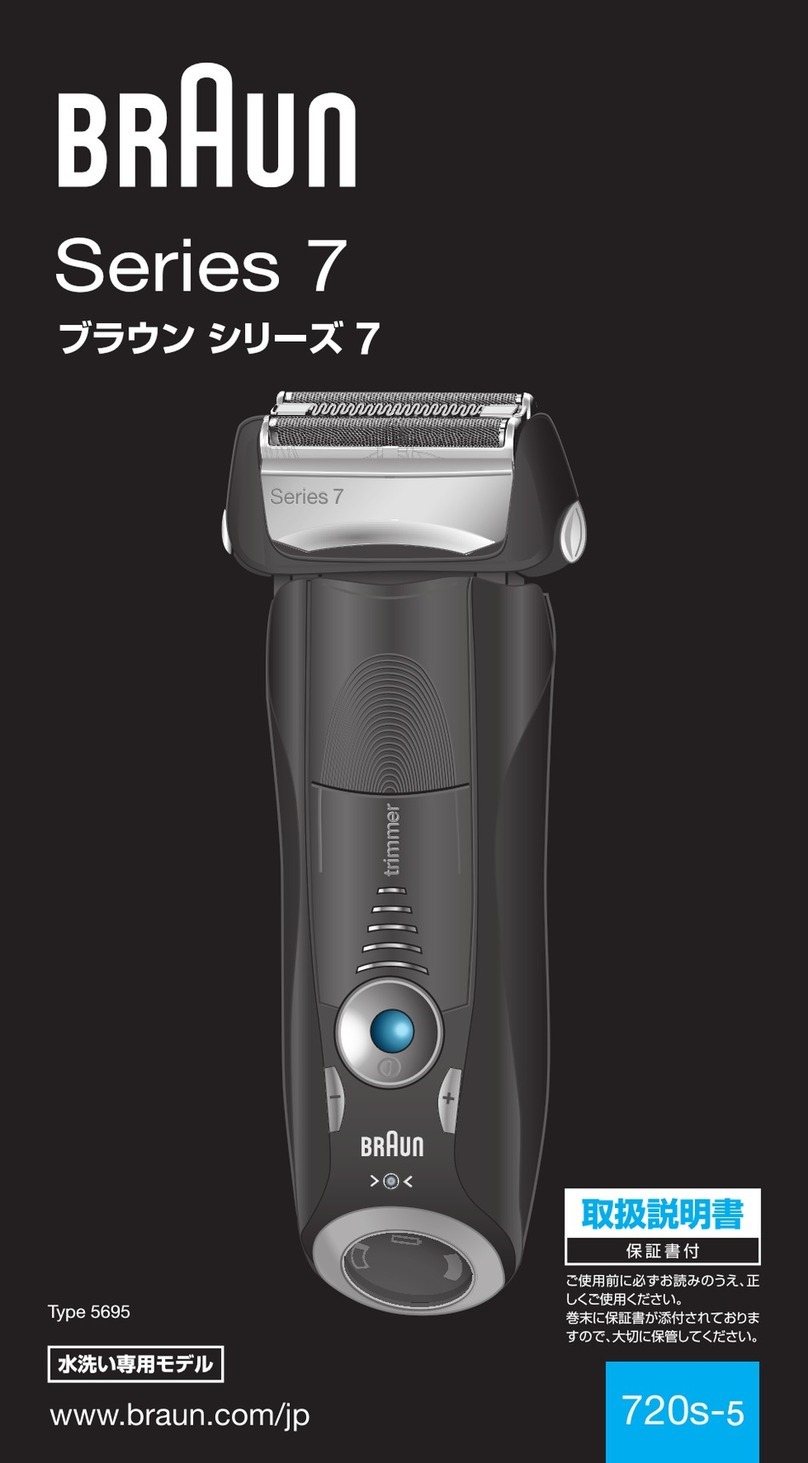 Braun 7 User manual Braun 7 User manual