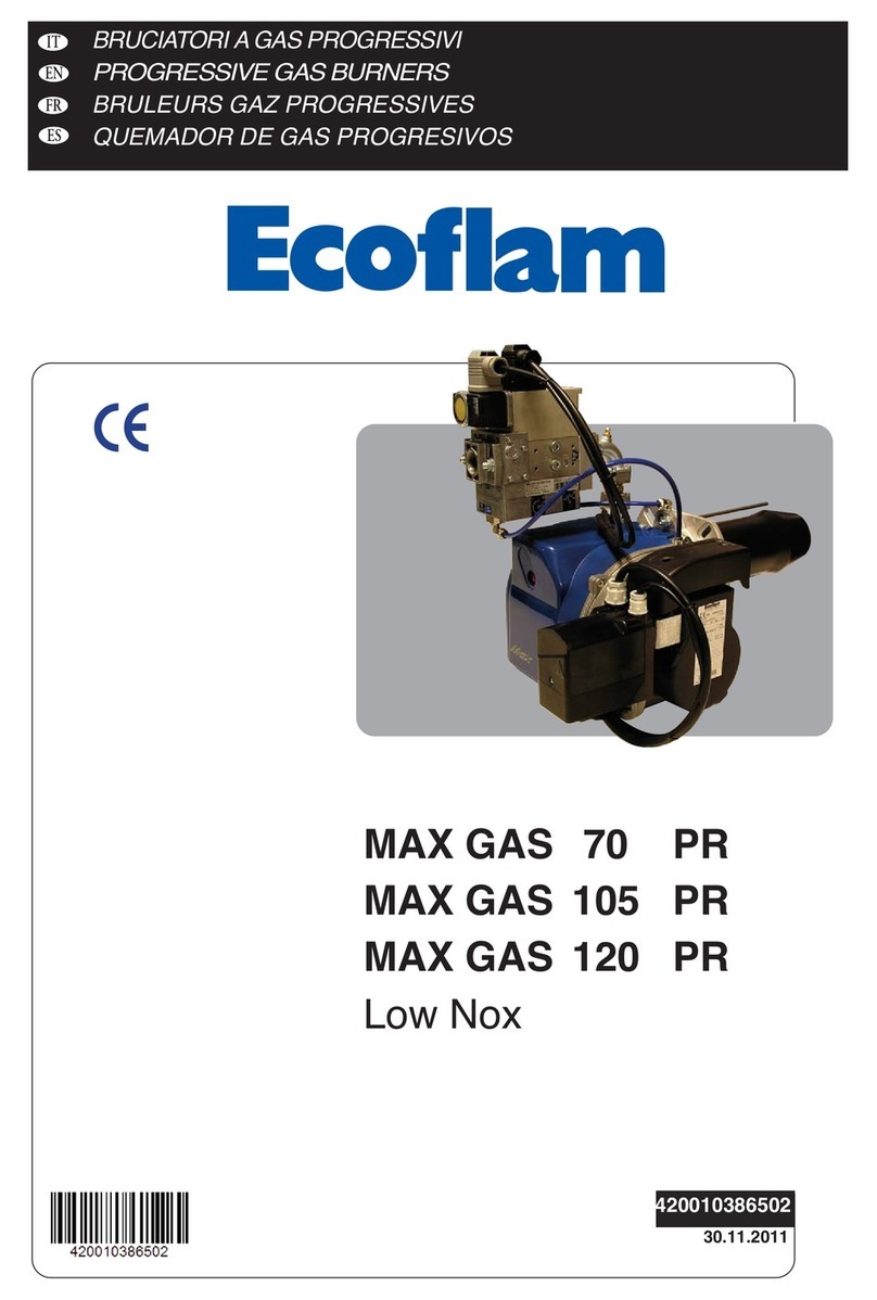 Ecoflam MAX GAS 70 PR User manual