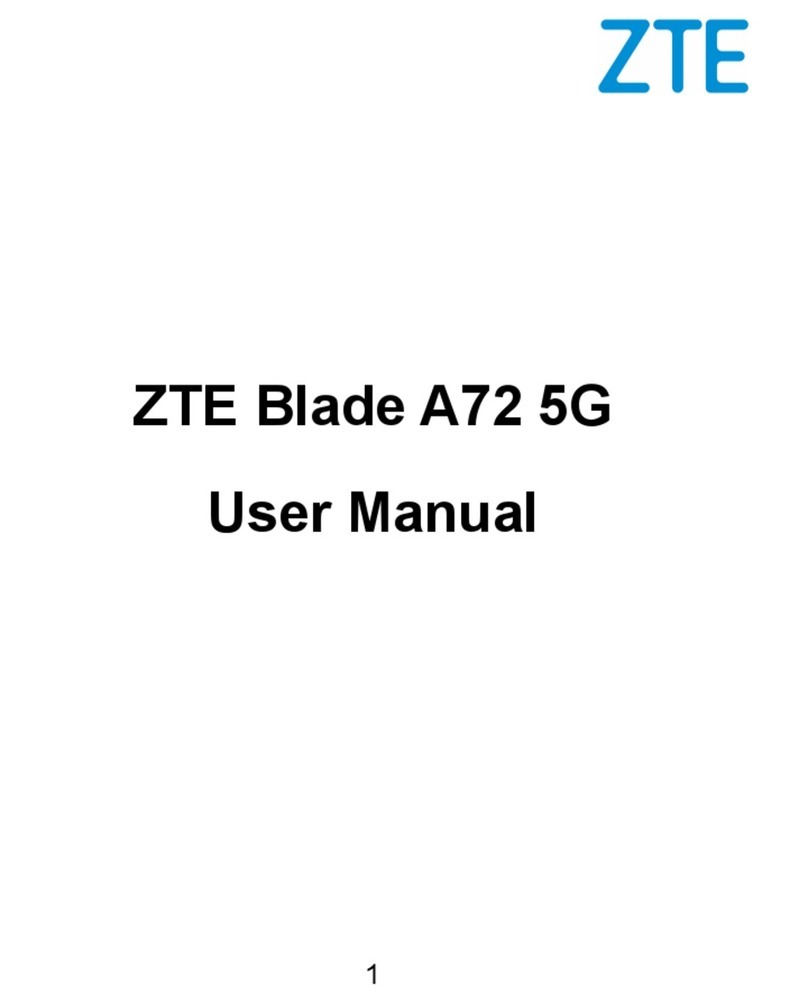 Zte Blade A72 5G User manual