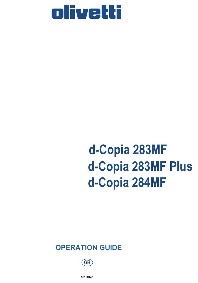 Olivetti d-Copia 283MF User manual