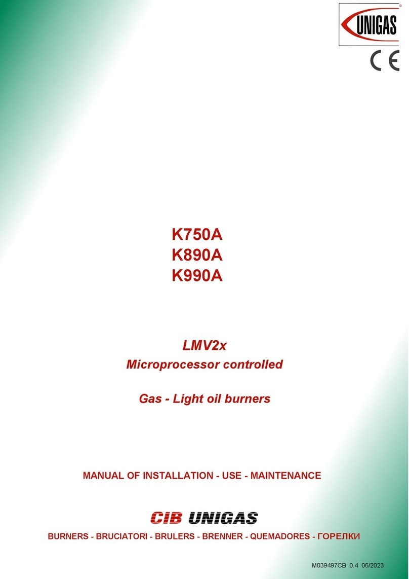 Unigas K890A Operating manual