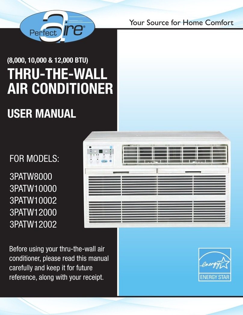 Perfect Aire 3PATW8000 User manual
