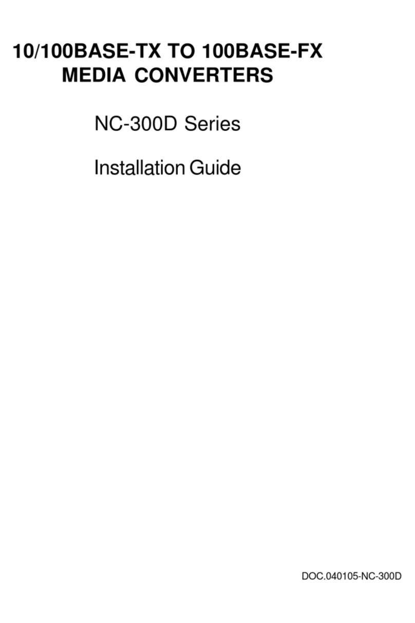 KTI Networks NC-300D Series User manual