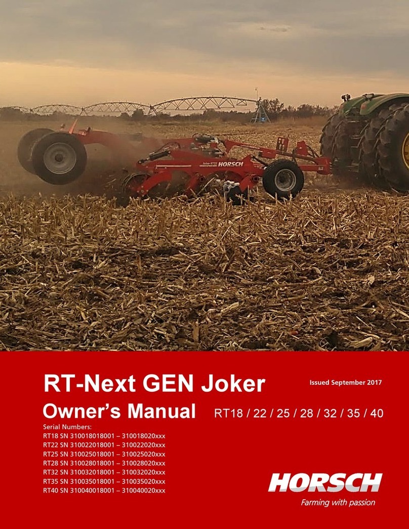 horsch RT-Next GEN Joker owner's manual