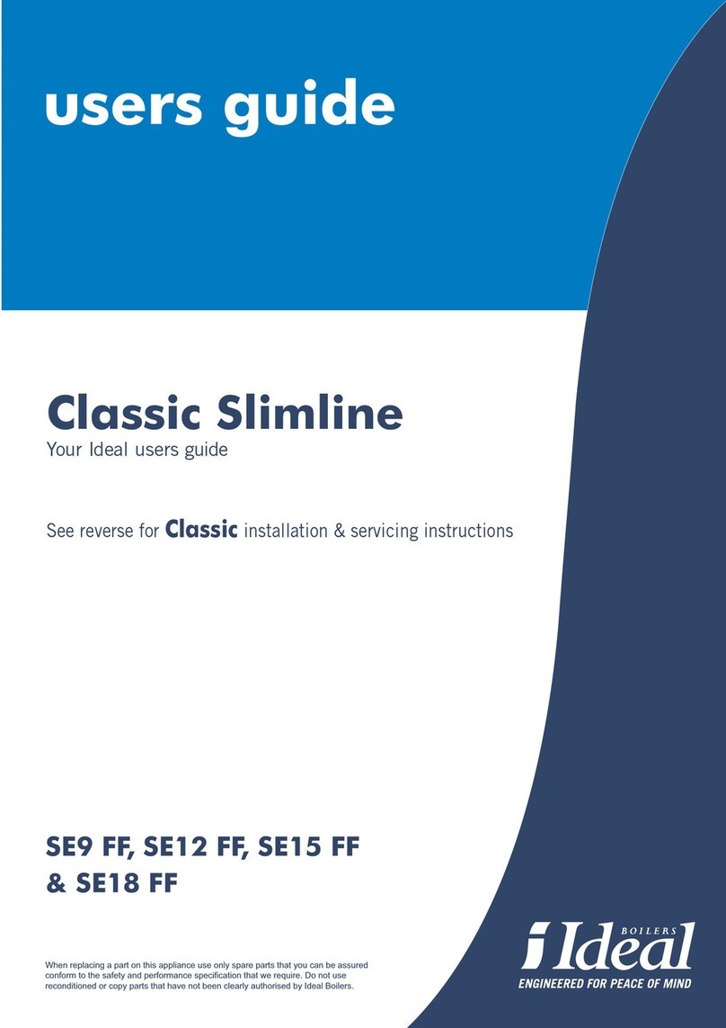 Ideal Boilers Classic Slimline User manual Ideal Boilers Classic Slimline User manual