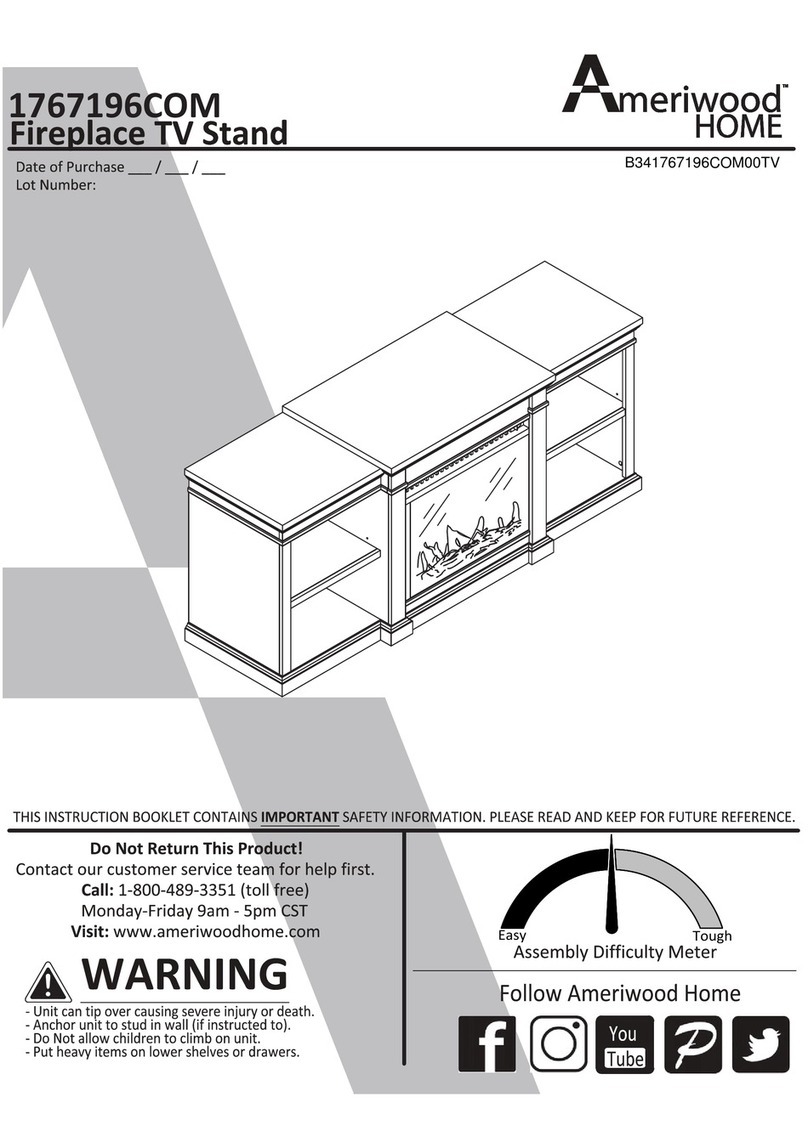 Ameriwood HOME Wilton 1767196COM User manual