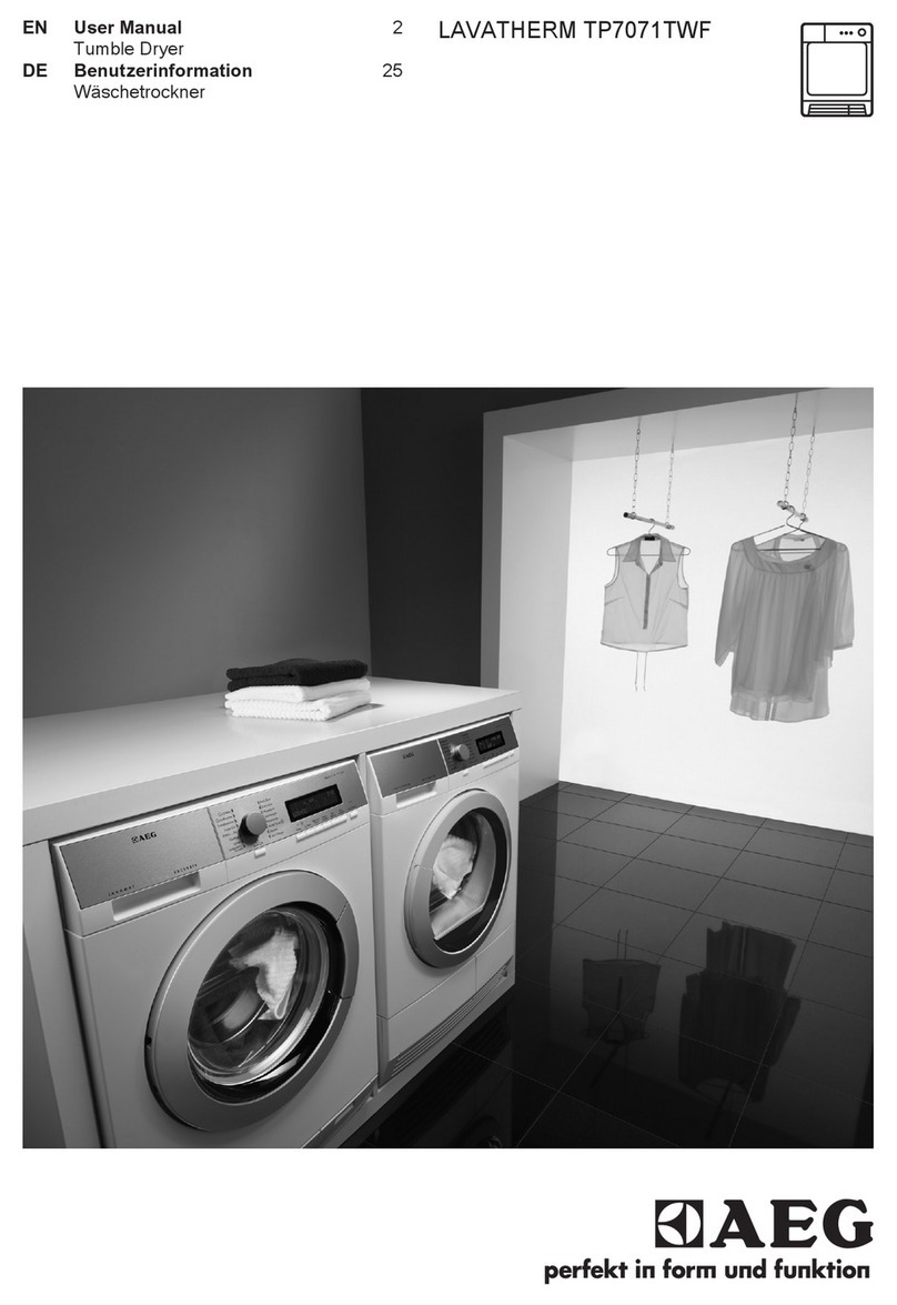 AEG LAVATHERM TP7071TWF User manual
